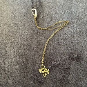 Gold Texas necklace